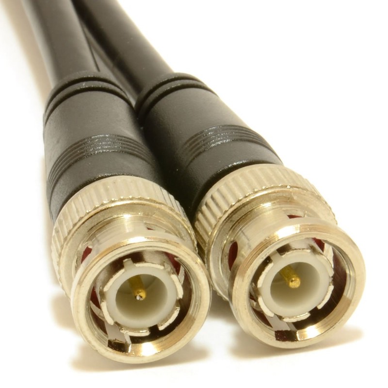 BNC Plug RG59 75ohm Video Surveillance CCTV Camera Video Cable