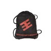 Defiance by Laceeze Drawstring Backpack Gym Bag (Red/Black, 34cm x