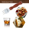 Stainless Steel Ice Crusher with Wooden Handle, Ice Axe Set,