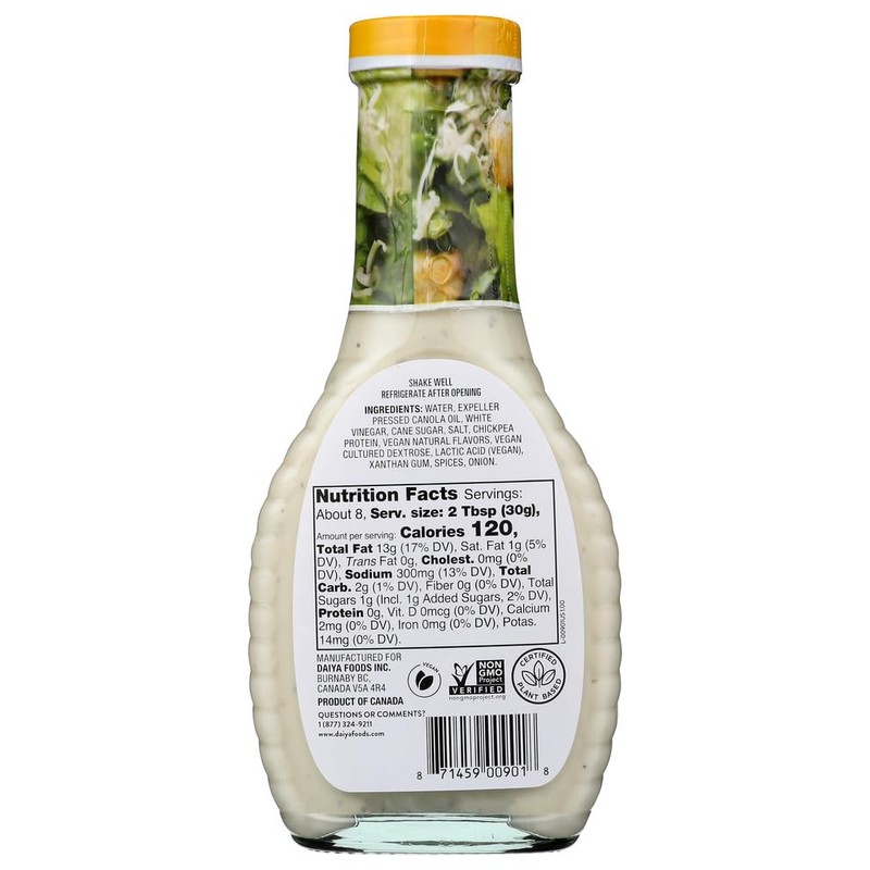 Daiya Dairy-Free Dressing Creamy Caesar -- 8.36 oz - 2