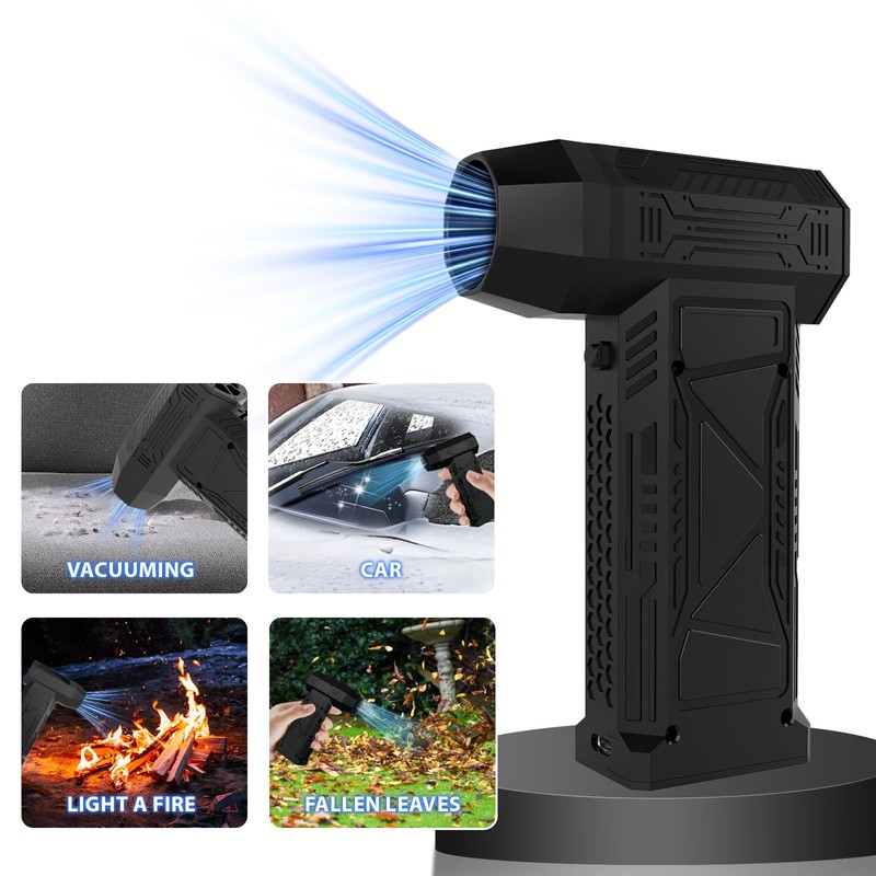 Snow Whiz LED Turbo Blower – High Power Electric Mini