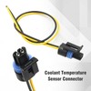 UOIENRT 85100 Coolant Temperature Sensor Connector with Electrical Harness, Replacement