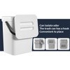 Spesh 2 Pcs (3L+5L) Food Waste Bins Hanging Trash Cans