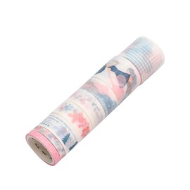 TEHAUX 16rolls Decorative Washi Tape Cute Notebook Stickers Adorable Scrapbook Decals for Crafts Creative Planner Tapes for Journaling and Decoration