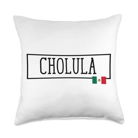 Cholula Mexico Mexican Adventure Travel Women Men City Throw Pillow