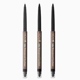 The Make-Up Artist Project 3 pack bundle of NYA40 Black Waterproof Eyeliner, Long-Lasting Black Color Intensity, Mechanical Liner with Sharpener & Smudger