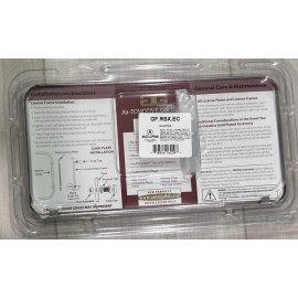 Automotive Gold ACURA RSX License Plate Frame Stainless Steel Silver Automotive Gold