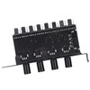 Fan Hub 12V 4pin 8 Channels 4 Knob Stable Precise