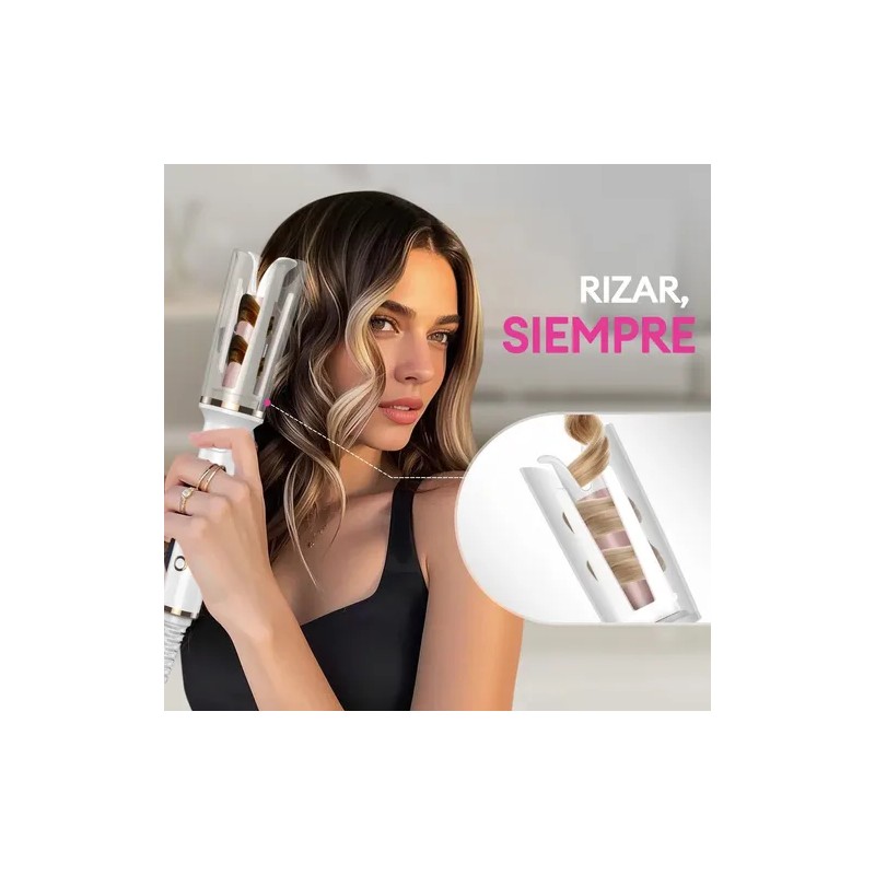 Rizadora Para Cabello Automático Cerámica 25mm 110v-240v