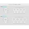Ivilon Drapery Curtain Clip Rings - Clips Ring for Curtain
