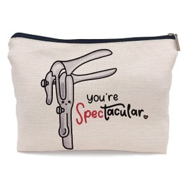 Ayxvt You're Spectacular OBGYN Cosmetic Bag Decorative Women's Makeup Bag Zipper Pouch Travel Toiletry,Ob-gyn Doctor Gifts,Nurse Midwife Gifts,Ob-gyn Thank You Gifts
