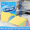 10 PK Swedish Dishcloths for Kitchen, Absorbent Dish Cloths, 7x8in