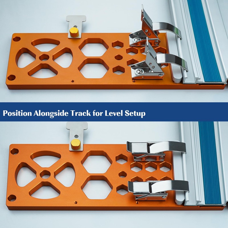 Track Saw Square Guide Rail Accessory,Guide Rail Square,Enhanced Stability for