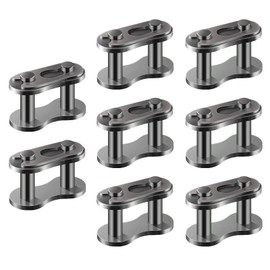AIEX 8pcs #428 Chain Master Links, Steel Alloy Heavy Duty Roller Chain Connector Links for Bike Bicycle Mini Bike Karting Pit ATV Scooter