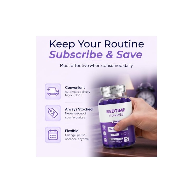 Sleep Gummies for Adults | Bedtime Formula with Magnesium Glycinate