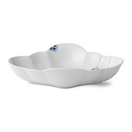 Royal Copenhagen 1025834 Blue Palmette Flower Bowl, 10.2 inches (26 cm)