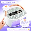 UV LED Nail Lamp, Rechargeable Cordless Nail Dryer for Gel