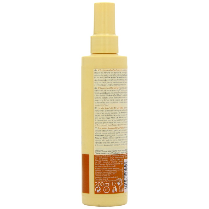 Schwarzkopf Bonacure Sun Protect After-Sun Treatment 200ml