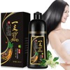 Champú Tinte Negro Instantáneo Para Cabello Rubio, Champú De Color