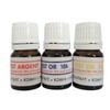 KD89 3 x 18-24K Gold and Silver Testing Reagents Solutions