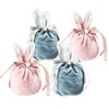 Pack of 4 Easter Bags for Filling, Easter Bags, Fabric,
