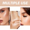 Boobeen Face Liquid Highlighter Makeup Stick, Long-lasting Waterproof Shimmer Bronzer,