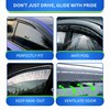 KPY Rain Guards Fit for 2019-2026 Acura RDX, Out-Channel Window