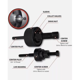 Performance Tool W87022 - GM POWER STEERING PUMP PULLER & INSTALLER- FOR GM