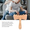 Wooden Gua Sha Tool Portable Rounded Edges Wood Scraping Massage