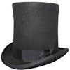 AB Hats 8" High Hand Made 100% Wool Satin Lined