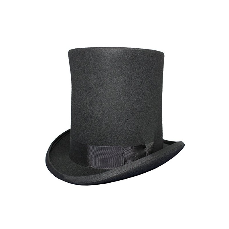 AB Hats 8" High Hand Made 100% Wool Satin Lined