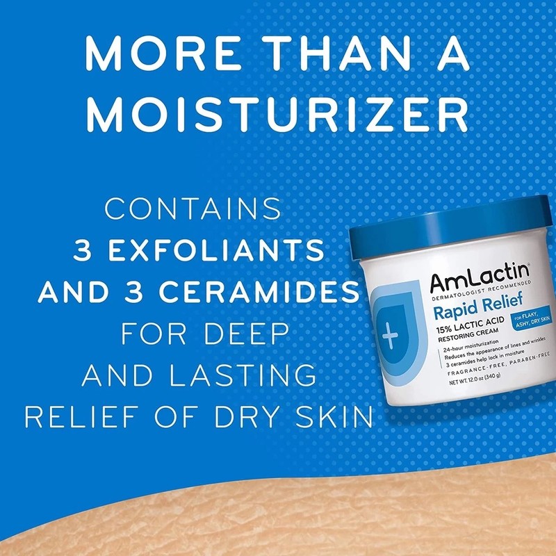 AmLactin Daily Moisturizing Body Lotion | Intensive Rapid Relief Restoring