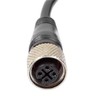 M12 4-Pin Connector PVC Sensor Cable, A Code Straight Male