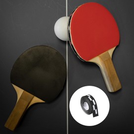 M METERXITY Set of 10 Table Tennis Edge Tape EVA Table Tennis Racket Edge Protection Tape 18" Length Black