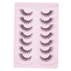 Wispy Natural False Eyelashes Flared Fluffy Fake Lashes M-9