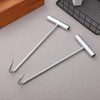 Healvian 2 Pieces Manhole Lid Hook Manhole Tools Pull Hook