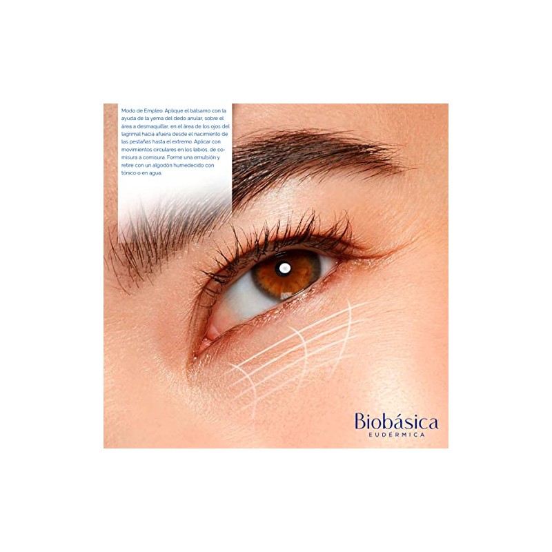 Bálsamo desmaquillante para ojos y labios | limpiador | protector