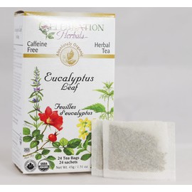 Celebration Herbals Organic Eucalyptus Leaf Tea Caffeine Free -- 24 Herbal Tea Bags