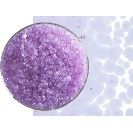 Neo-Lavender Transparent Glass Frit Coarse Bullseye COE 90 Fusible- 4 Ounces