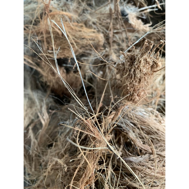 Natural Coconut Husk Fibres, Raw Coir Material, Brown
