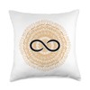 Infinity symbol Throw Pillow
