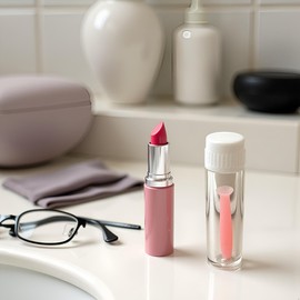 Enyolidimk Blue Convenient Soft Silicone Contact Lens Tool Plunger Remover Scleral Lens Inserter,for Soft Hard Lenses Multipurpose Accessory Care Products Soft Helper Tool Contact Lens Cases (pink)