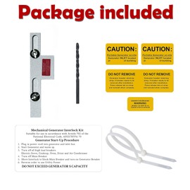 Wahome-Smart Generator Interlock Kit for Safe Portable Power Use During Outage, for Homeline Meter Main 150 or 200 amp Breaker