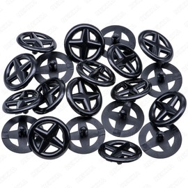 Rexka 20pcs Hood Insulation Retainers Clips for Nissan 65832-F5000 65846-30F00