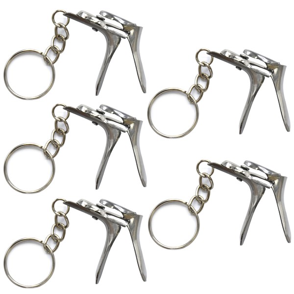 VISION TEK MED Set Of 5 Miniature GYN Speculum Keychain