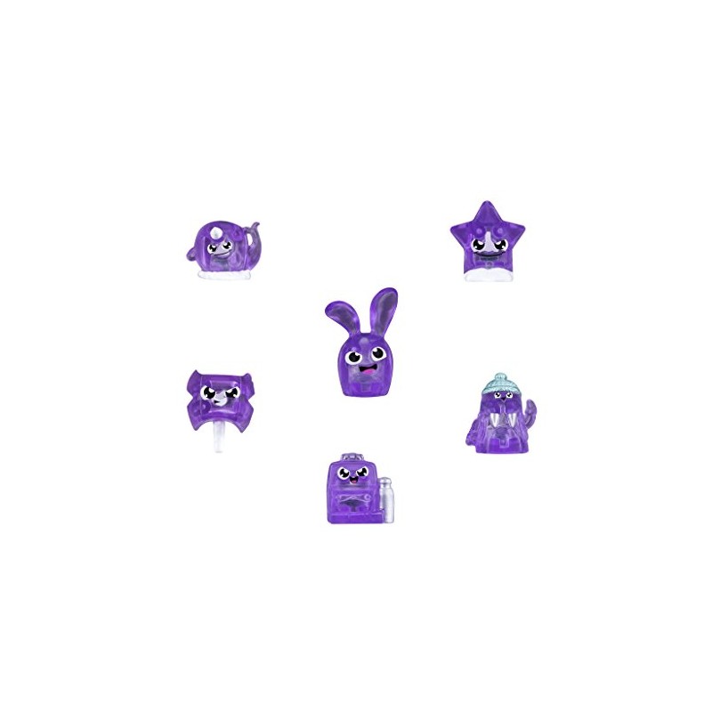 Hasbro Hanazuki B8451ES0 - Sammelschätze 6er-Pack Lila/Mutig, Figurenset
