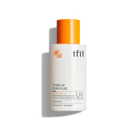 TFIT Tone Up Sunfluids / 50ml / Hypoallergenic / Sun Cream / Moisturizing / Sensitive Skin / Waterproof / Replacement