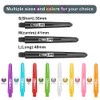 CyeeLife 15pcs Dart Shafts with 20pcs Metal o Rings,5 sets