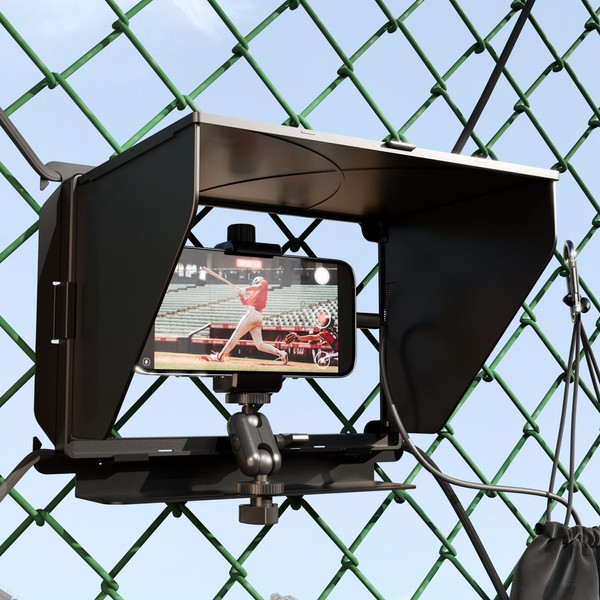 YIUYIC Cell Phone Fence Mount with Shade for Game Changer