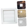 jojofuny Outdoor Dryer Vent Cover Louvered Design for Efficient Airflow